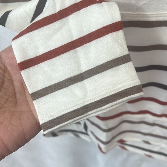 NEW Market & Spruce Shirt Milania French Terry Curved Hem Hoodie Size XS - Picture 11 of 16